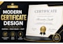 design professional award, diploma and gift certificate